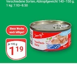 Aktuelles Thunfischfilets Angebot bei GLOBUS in Siegen (Universitätsstadt) ab 1,19 €