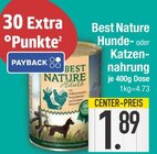 Hunde- oder Katzennahrung im EDEKA Prospekt Hunde- oder Katzennahrung von Best Nature im aktuellen EDEKA Prospekt für 1,89 €