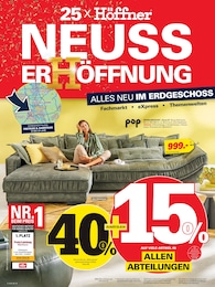 Sofa Angebot im aktuellen Höffner Prospekt auf Seite 1