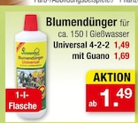 Blumendünger Universal im Angebot bei Zimmermann in Göttingen Blumendünger Universal Angebote von Sonnenhof bei Zimmermann Göttingen für 1,49 €