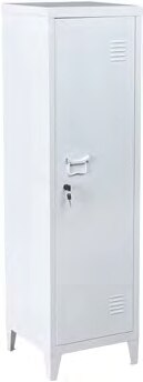 Armoire 1 porte métal blanc - Carrefour à Gennevilliers Armoire 1 porte métal blanc en promo chez Carrefour Gennevilliers à 55,00 €