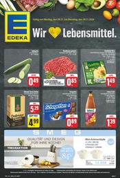 Aktueller nah und gut Supermarkt Prospekt in Wiedemar und Umgebung, "Wir lieben Lebensmittel!" mit 8 Seiten, 04.11.2024 - 09.11.2024