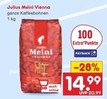 Vienna ganze Kaffeebohnen von Julius Meinl im aktuellen Netto Marken-Discount Prospekt für 14,99 €