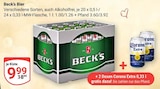 Aktuelle Becks Angebote bei GLOBUS in Mannheim Aktuelles Bier Angebot bei GLOBUS in Mannheim ab 9,99 €