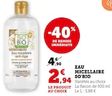 Super U Hazebrouck - Promo Eau micellaire Promo Eau micellaire à 2,94 € dans le catalogue Super U à Hazebrouck