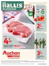 Prospectus Auchan Supermarché à Jacou, "LES HALLES de printemps", 8 pages, 28/04/2026 - 04/05/2026