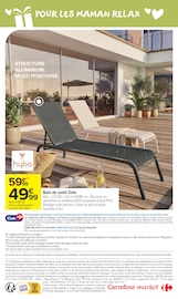 Chaise en promo dans le catalogue Carrefour Market à la page 20
