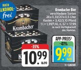Aktuelle Krombacher Angebote bei EDEKA in Schwabach Aktuelles Bier Angebot bei EDEKA in Schwabach ab 9,99 €