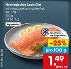 Aktuelle Lachs Angebote bei Netto Marken-Discount in Bochum Aktuelles Norwegisches Lachsfilet Angebot bei Netto Marken-Discount in Bochum ab 1,49 €
