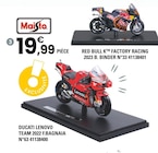 RED BULL KTM FACTORY RACING 2023 B. BINDER N°33 / DUCATI LENOVO TEAM 2022 F.BAGNAIA - Maisto dans le catalogue JouéClub