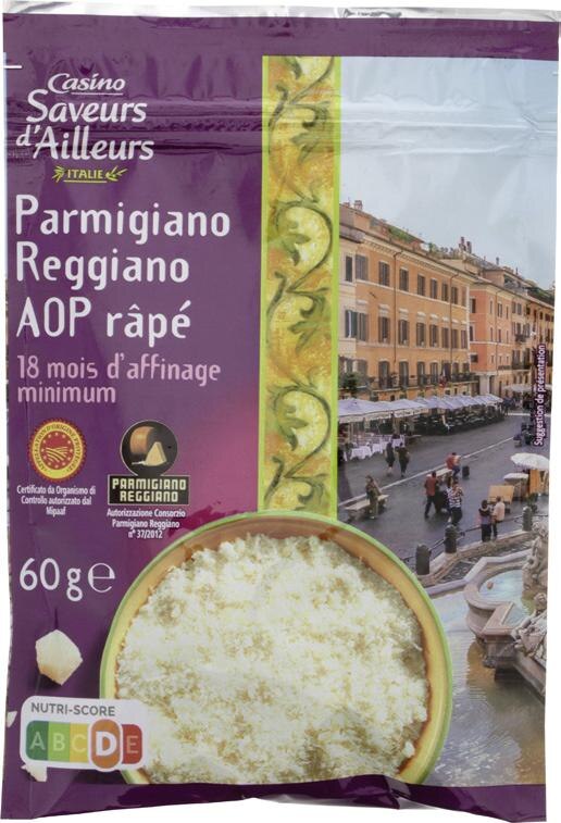 Parmigiano Reggiano Râpé  29% M.G.