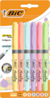 6 SURLIGNEURS PASTEL GRIP BIC - BIC en promo à 2,00 € chez Auchan Hypermarché 6 SURLIGNEURS PASTEL GRIP BIC - BIC dans le catalogue Auchan Hypermarché
