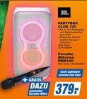 PARTYBOX CLUB 120 oder Karaoke-Mikrofon PBM100 bei expert im Wackersdorf Prospekt für 379,00 €