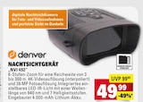 Nachtsichtgerät NVI 492 Angebote von Denver bei Marktkauf Aalen für 49,99 €