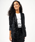 Veste en velours et sequins femme  - GEMO dans le catalogue Gémo