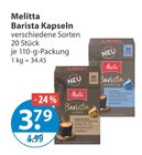 Barista Kapseln im Angebot bei V-Markt in Kaufbeuren Barista Kapseln Angebote von Melitta bei V-Markt Kaufbeuren für 3,79 €