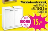 Waschbeckenunterschrank bei SB Möbel Boss im Prospekt "" für 15,00 €