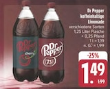 Dr Pepper koffeinhaltige Limonade bei E center im Zirndorf Prospekt für 1,49 €