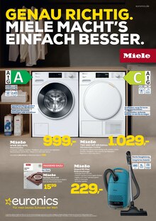 Aktueller EURONICS Kölln-Reisiek Prospekt EURONICS Prospekt Kölln-Reisiek "GENAU RICHTIG. MIELE MACHT'S EINFACH BESSER." mit 4 Seiten