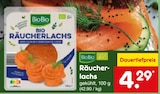 Bio Räucherlachs von BioBio für 4,29 € bei Netto Marken-Discount im Angebot Bio Räucherlachs von BioBio im aktuellen Netto Marken-Discount Prospekt