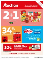 Prospectus Auchan Hypermarché  à Burlats, "Auchan", 52 pages de promos valables du 30/11/2022 au 06/12/2022