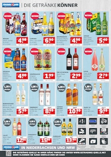 Gin im Getränke Quelle Weydringer Prospekt "...einfach mehr drin" mit 4 Seiten (Göttingen)