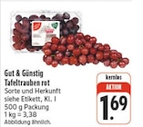 nah und gut Gröditz - Tafeltrauben rot Angebot im Prospekt Tafeltrauben rot bei nah und gut im Gröditz Prospekt für 1,69 €