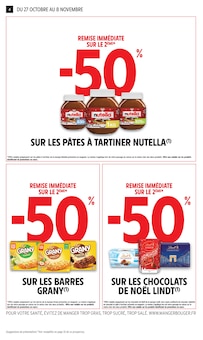 Promotion Petit-déjeuner dans le prospectus Intermarché Super, valable du 27/10/2026 au 08/11/2026 Promo Petit-déjeuner dans le catalogue Intermarché Super du moment à la page 4