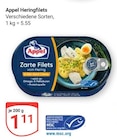 Heringfilets im Angebot bei GLOBUS in Herne Heringfilets Angebote von Appel bei GLOBUS Herne für 1,11 €