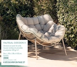 Botanic Obernai - Promo Fauteuil cocoon ii Promo Fauteuil cocoon ii à 399,00 € dans le catalogue Botanic à Obernai