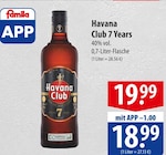 Havana Club 7 Years Angebote von Havana Club bei famila Nordost Elmshorn für 18,99 €