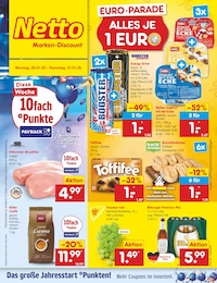 Netto Marken-Discount Prospekt "Aktuelle Angebote", 57 Seiten, 26.01.2026 - 26.01.2026 Aktueller Netto Marken-Discount Prospekt, "Aktuelle Angebote", mit Angeboten der Woche, gültig von 26.01.2026 bis 26.01.2026