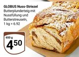 Aktuelle Nüsse Angebote bei GLOBUS in Leipzig Aktuelles Nuss-Striezel Angebot bei GLOBUS in Leipzig ab 4,50 €