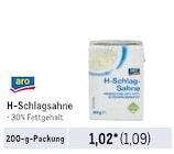 H-Schlagsahne Angebote von aro bei Metro Zwickau für 1,09 €