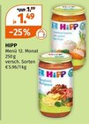 Menü von HIPP im aktuellen Müller Prospekt für 1,49 €