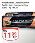 Sashimi Lachsrückenfilet im Angebot bei GLOBUS in Siegen Sashimi Lachsrückenfilet Angebote von Froya bei GLOBUS Siegen für 11,99 €