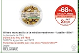 Olives manzanilla à la méditerranéenne - l'atelier Blini dans le catalogue Monoprix