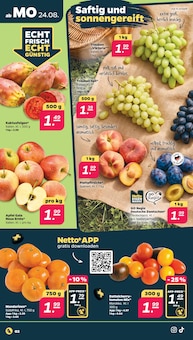 Netto mit dem Scottie Prospekt der aktuellen Woche, gĂĽltig von 24.08.2026 bis 29.08.2026 Aktueller Netto mit dem Scottie Prospekt "GĂĽnstig. Besser. FĂĽr Dich." mit 33 Seiten