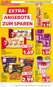 Aktueller Kaufland Prospekt "EXTRA-ANGEBOTE" Seite 2 von 8 Seiten für Berlin