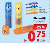 Klebestift für 0,75 € bei Mäc-Geiz im Angebot Klebestift im aktuellen Mäc-Geiz Prospekt