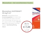 HUSTENSAFT 30 mg/5 ml bei LINDA im Swisttal Prospekt für 7,49 €