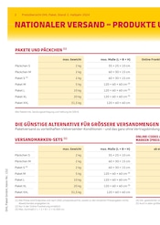 Aktueller DHL Paketshop Prospekt mit Garten, "PREISÜBERSICHT", Seite 2