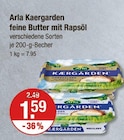 Kaergarden feine Butter mit Rapsöl von Arla im aktuellen V-Markt Prospekt für 1,59 €