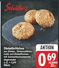 Dinkelbrötchen von Schüfer's für 0,69 € bei E center im Angebot Dinkelbrötchen von Schüfer's im aktuellen E center Prospekt