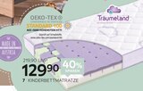 Aktuelles Kinderbettmatratze „Schmetterling“ Angebot bei XXXLutz Möbelhäuser in Wolfsburg ab 129,90 €