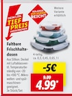 Faltbare Frischhaltedosen von  im aktuellen Lidl Prospekt für 4,99 €