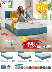 Boxspringbett im aktuellen ZurbrĂĽggen Prospekt (Essen) Boxspringbett im ZurbrĂĽggen Prospekt "MITNAHME MĂ–BEL" mit 42 Seiten (Essen)