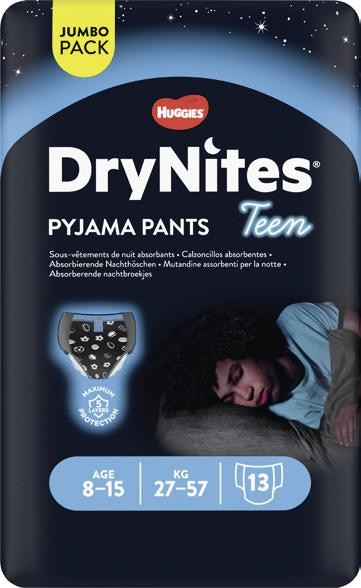 Sous-vêtements de nuit absorbants DryNites Teen