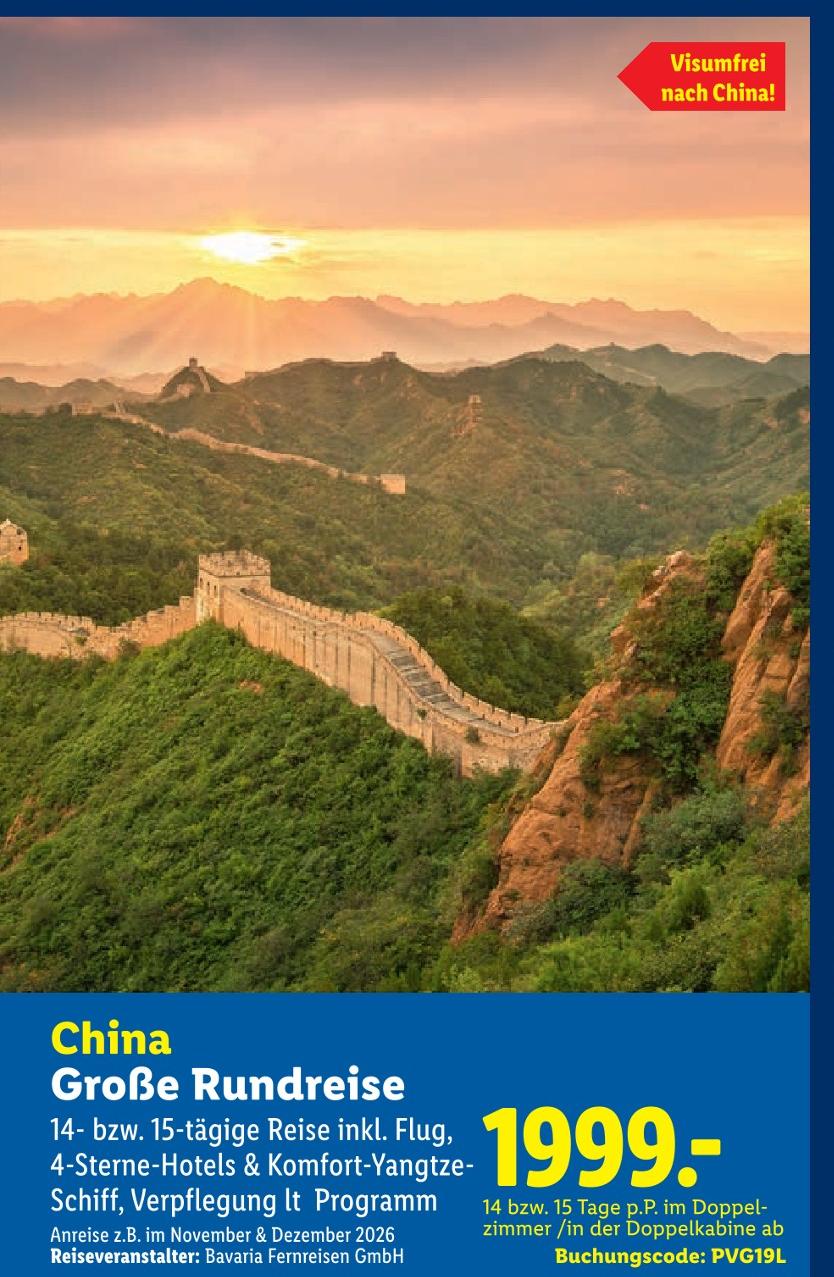 China Große Rundreise