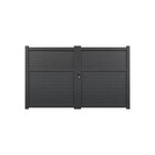 Brico Dépôt Brest - Promo Portail aluminium battant gris anthracite "Lota" - L. 3 m x H. 1,80 m Promo Portail aluminium battant gris anthracite "Lota" - L. 3 m x H. 1,80 m à 949,00 € dans le catalogue Brico Dépôt à Brest